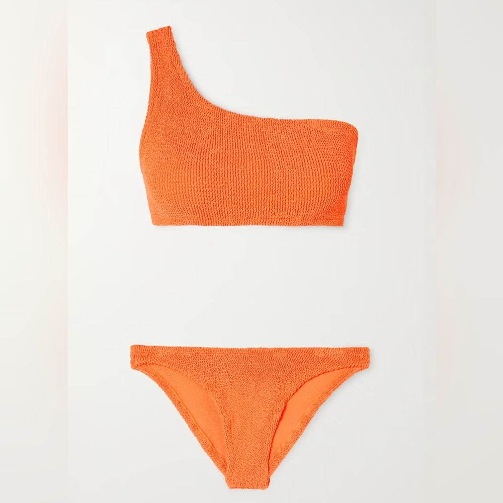 🍊 Hunza G 🍊 Nancy Bikini in Orange Crinkle